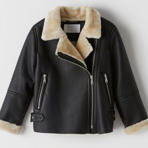 Zara Double Faced Faux Leather Jacker